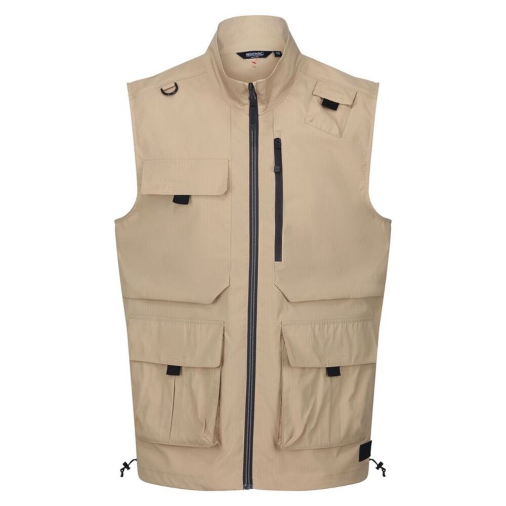 Regatta Mens Travel Light Packaway Vest / Oat